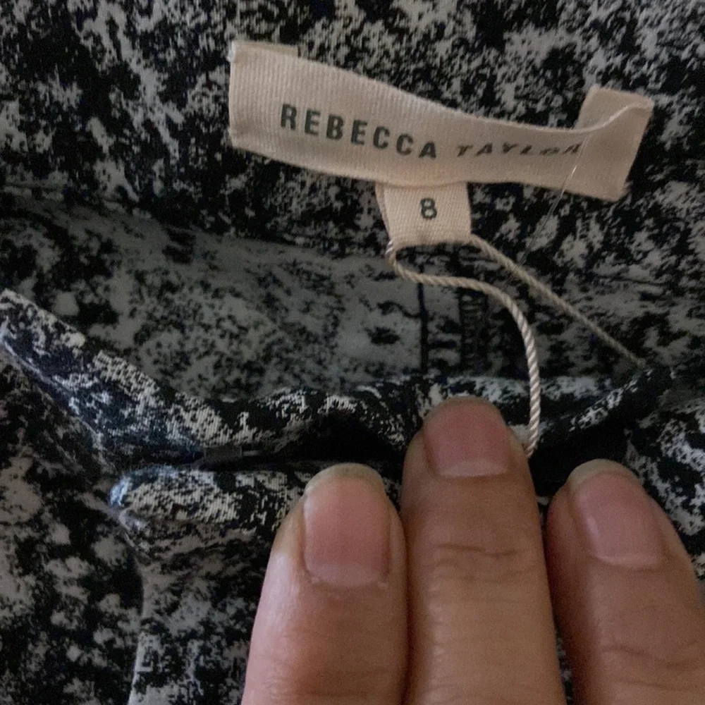 Rebecca Taylor Slim Leg Tuxedo Pant Size 8